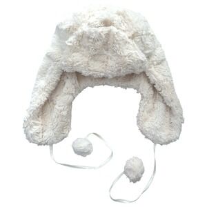 Jaclyn Smith Faux Fur Winter‎ Trapper Hat with Pom Poms and Satin Lining